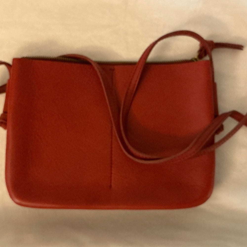 Madewell Knotted Strap Crossbody Bag in Red - EUC